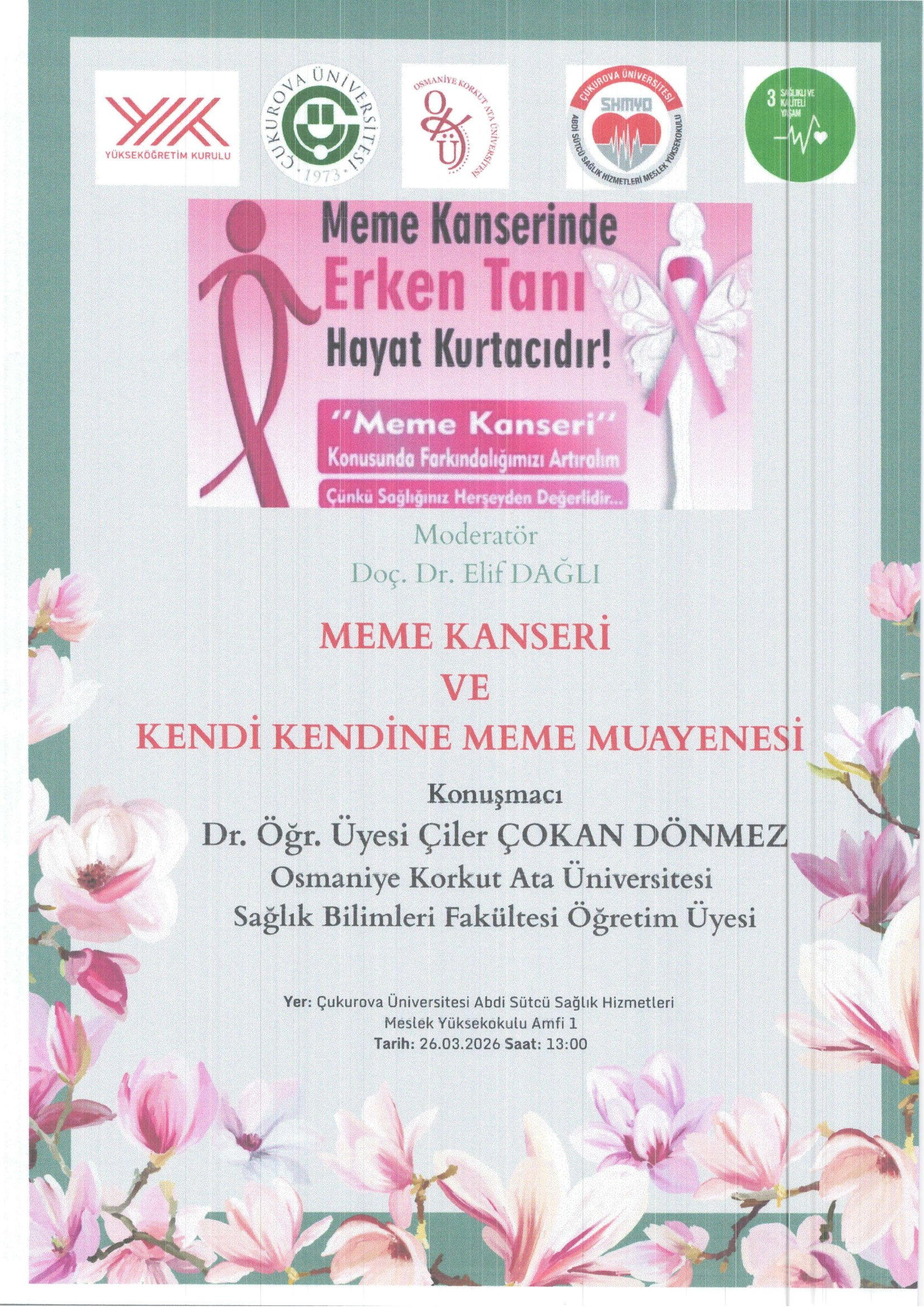 MEME KANSERİ VE KENDİ KENDİNE MUAYENESİ